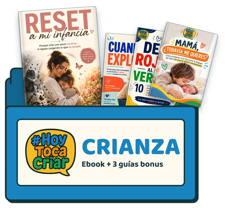 Ebook y tres guías de Crianza, disponibles por separado o en pack