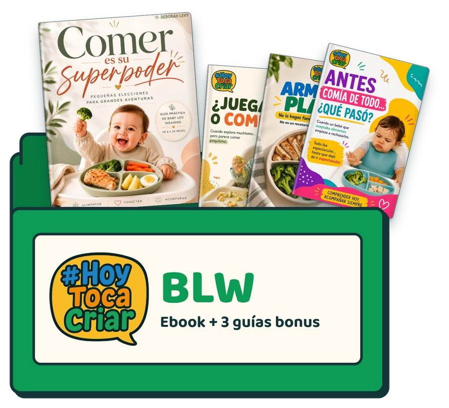Ebook y tres guías de Baby Led Weaning, disponibles por separado o en pack
